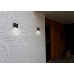 Applique LED da esterno Gemini 750 lm 4000 K grigio