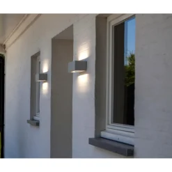 Applique LED da esterno gemini bianco 4000 K 500 lm