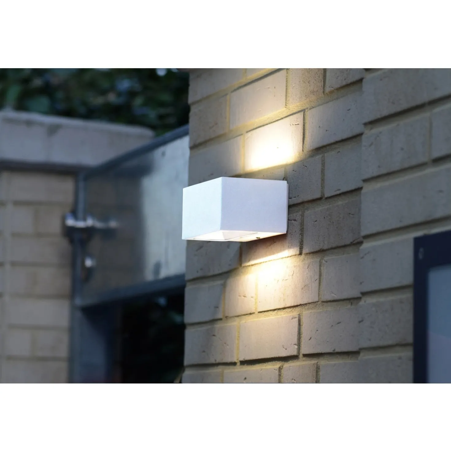Applique LED da esterno gemini bianco 4000 K 500 lm