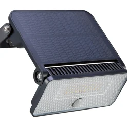Applique LED Solar con sensore PIR 8 W 1000 lm Nero