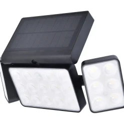 Applique LED solare da esterno Tuda Smart Home 3x13 W 1500 lm 2700-6500 K nero