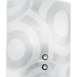 Applique Mirò 23x8 cm bianco