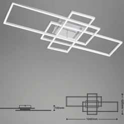 Applique/Plafoniera LED Frame 2500 lm + 1600 lm CCT 104x42 cm