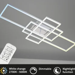 Applique/Plafoniera LED Frame 2500 lm + 1600 lm CCT 104x42 cm