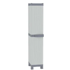 Armadio da esterno alto ad 1 anta con 6 vaschette 35x44x188 cm