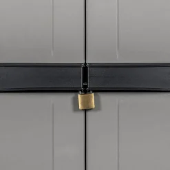 Armadio da esterno alto Bios Midi in plastica 2 ante 3 ripiani 65x37x165 cm