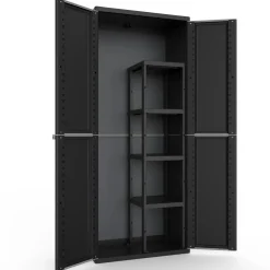 Armadio da esterno alto J Line portascope 4 ripiani P 50 kg 163x68x37 cm