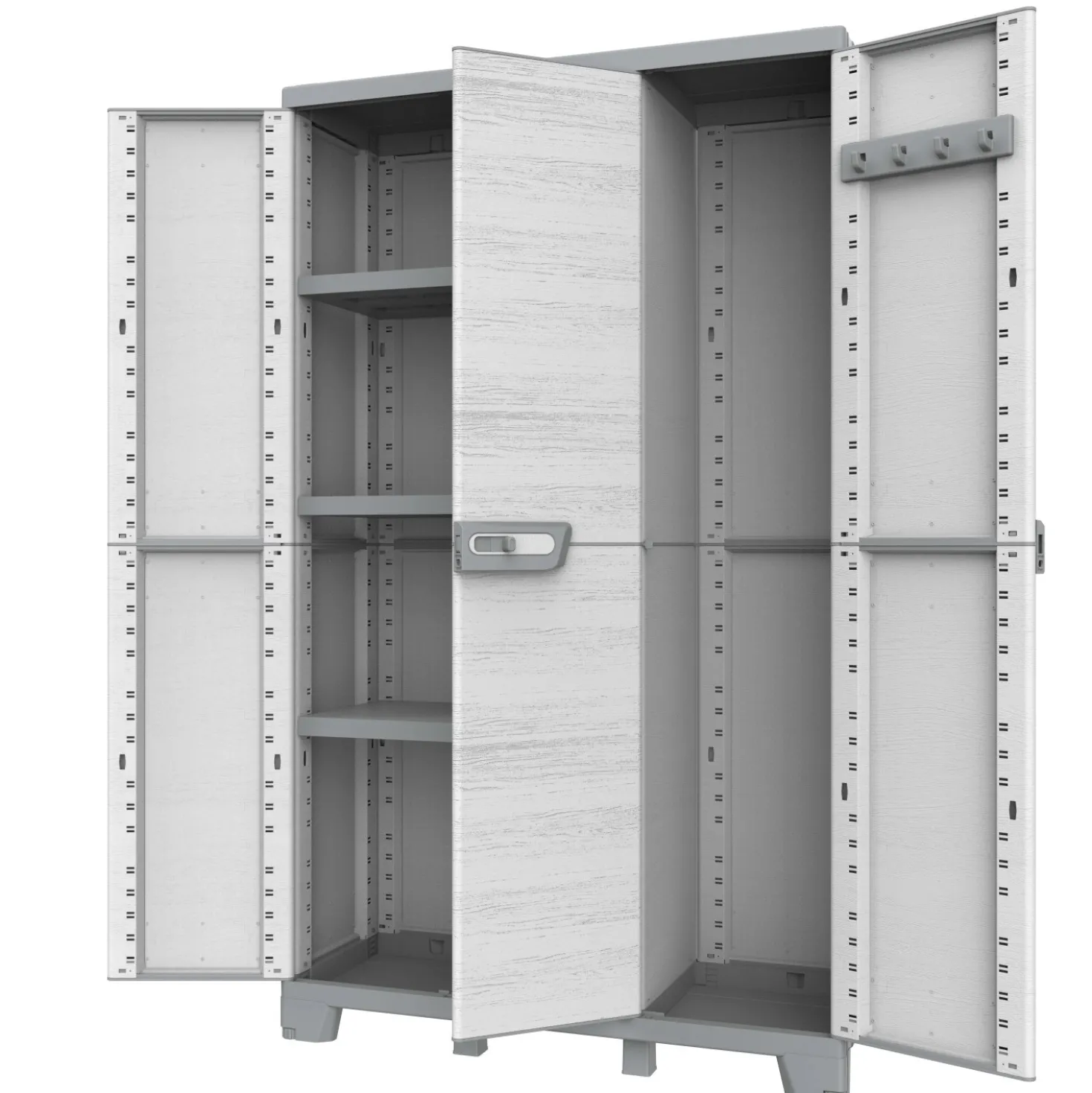 Armadio da esterno alto Sequoia in plastica 102x39x172 cm