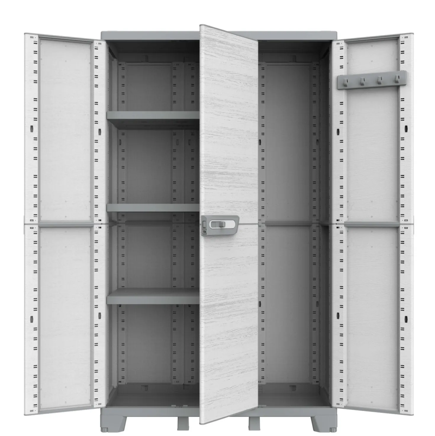 Armadio da esterno alto Sequoia in plastica 102x39x172 cm