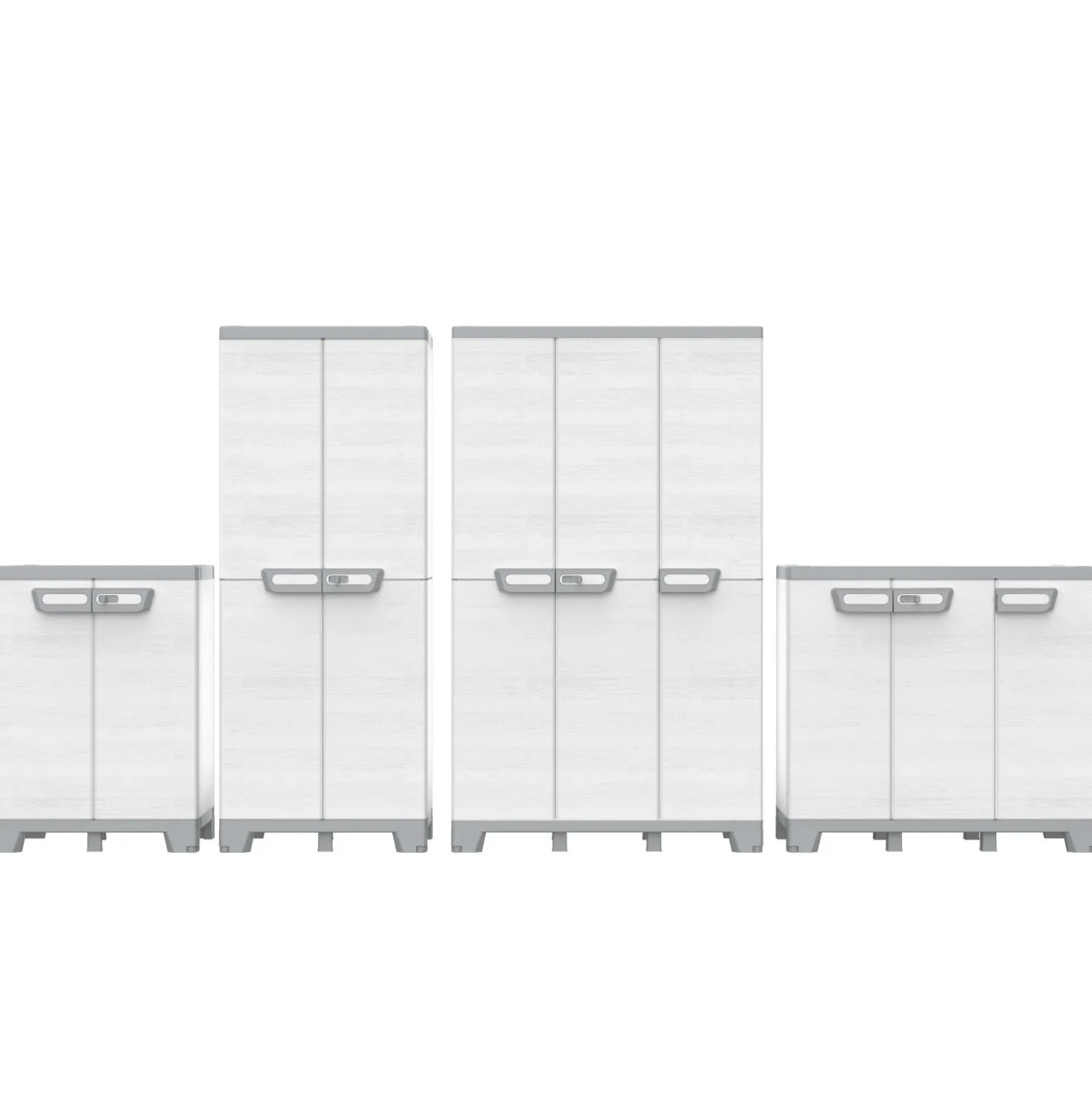 Armadio da esterno alto Sequoia in plastica 102x39x172 cm