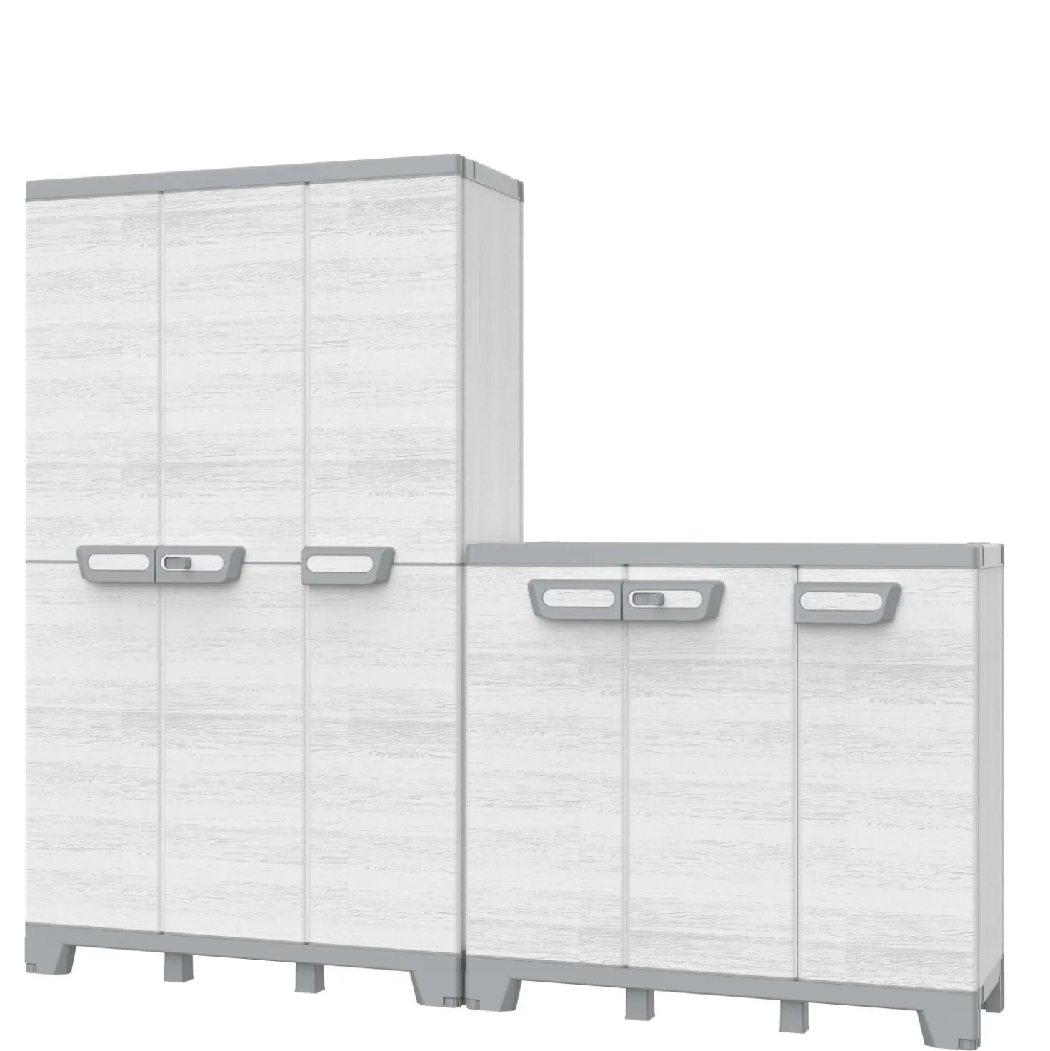 Armadio da esterno alto Sequoia in plastica 102x39x172 cm