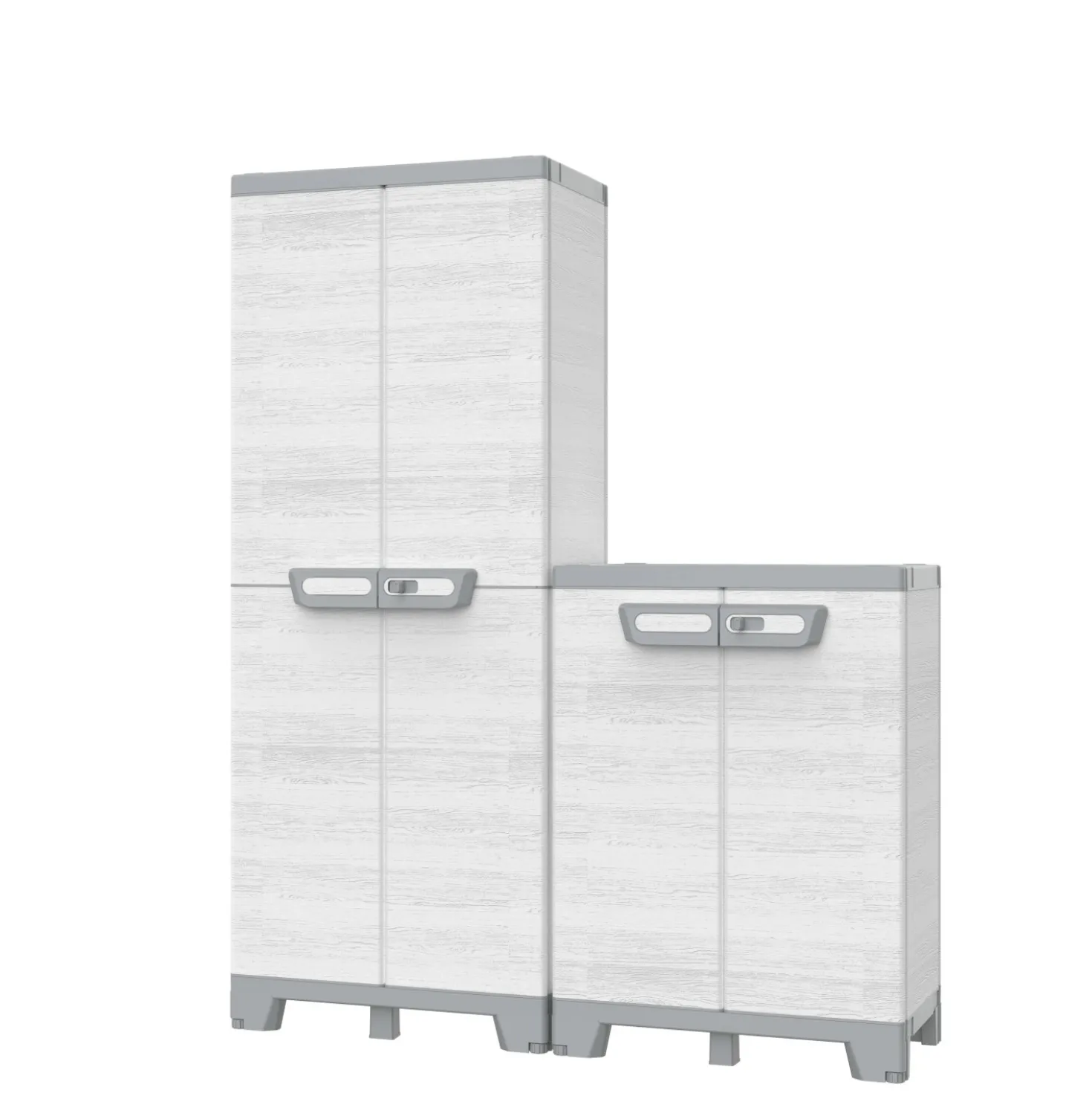 Armadio da esterno alto Sequoia in plastica 68x39x172 cm