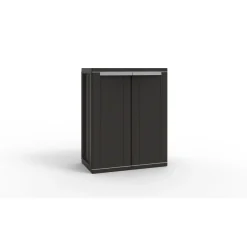 Armadio da esterno basso J Line 2 ante 1 ripiano P 20 kg 85x68x37 cm