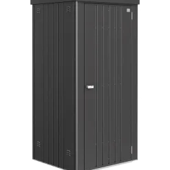 Armadio da esterno Biohort 93x83 cm grigio scuro metallizzato
