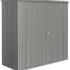 Armadio da esterno Biohort 191x83x183 cm grigio quarzo