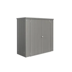 Armadio da esterno Biohort 191x83x183 cm grigio quarzo