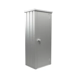 Armadio da esterno Biohort Julia taglia M High argento metallizzato