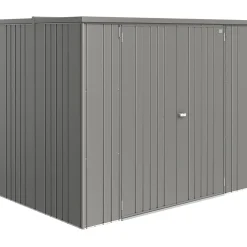 Armadio da esterno Biohort L 230 cm grigio quarzo metallizzato