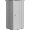 Armadio da esterno Biohort 93x83 cm argento metallizzato