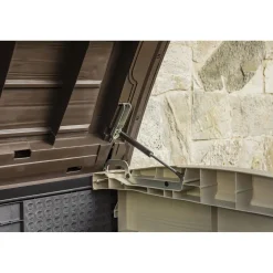 Armadio da esterno porta attrezzi Store It Out ARC 146x82x120 cm beige