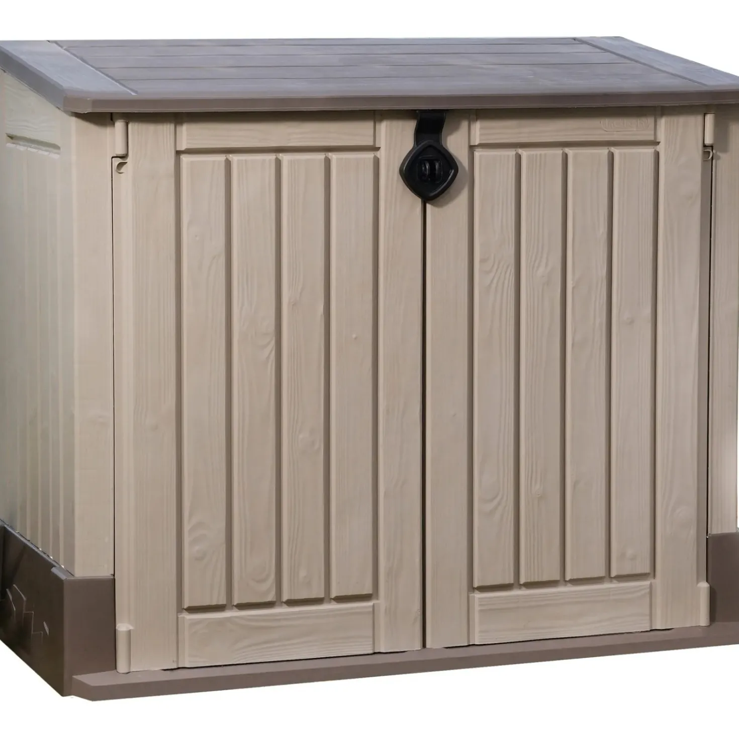 Armadio da esterno porta attrezziKeter Sio Midi 130x74x10 cm beige