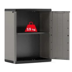Armadio in plastica Keter Jolly grigio scuro