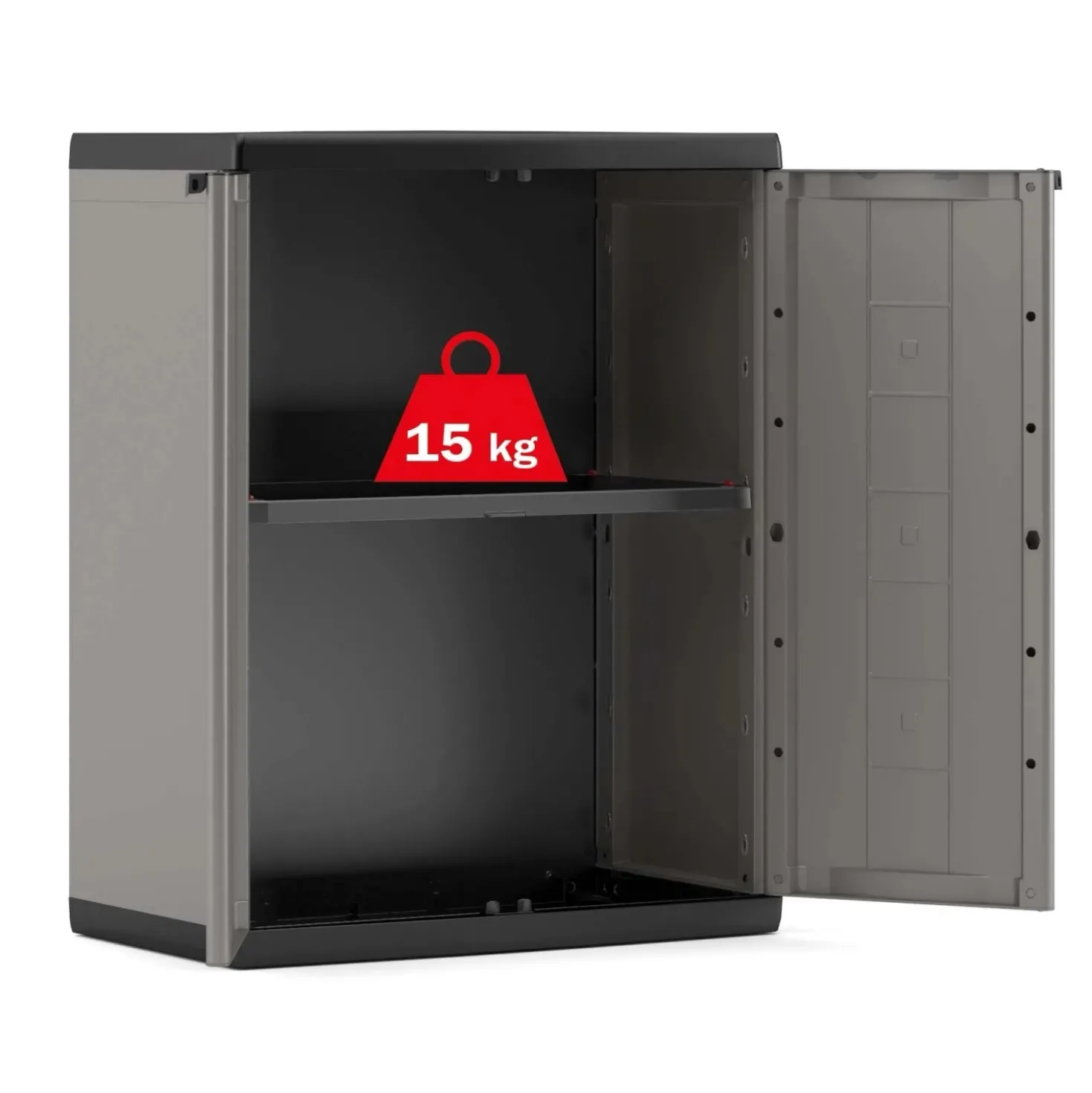 Armadio in plastica Keter Jolly grigio scuro