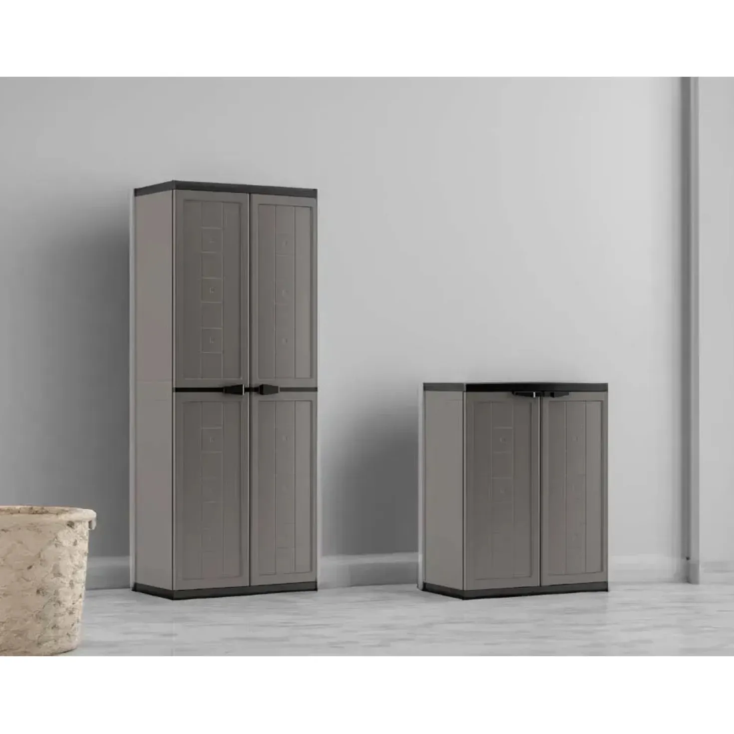 Armadio in plastica Keter Jolly grigio scuro