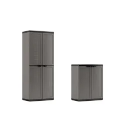 Armadio in plastica Keter Jolly grigio scuro