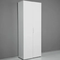 Armadio multiuso 5 vani 181x69x36 cm bianco