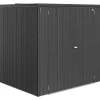 Armadio per attrezzi Biohort L 190 cm grigio scuro metallizzato