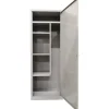 Armadio portascope 1 anta in metallo 60x40x167cm grigio