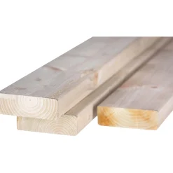 Asse in legno naturale 4x12x300 cm