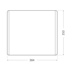 Asse per lavatoio in legno multistrato 38,4 x 34,7 cm