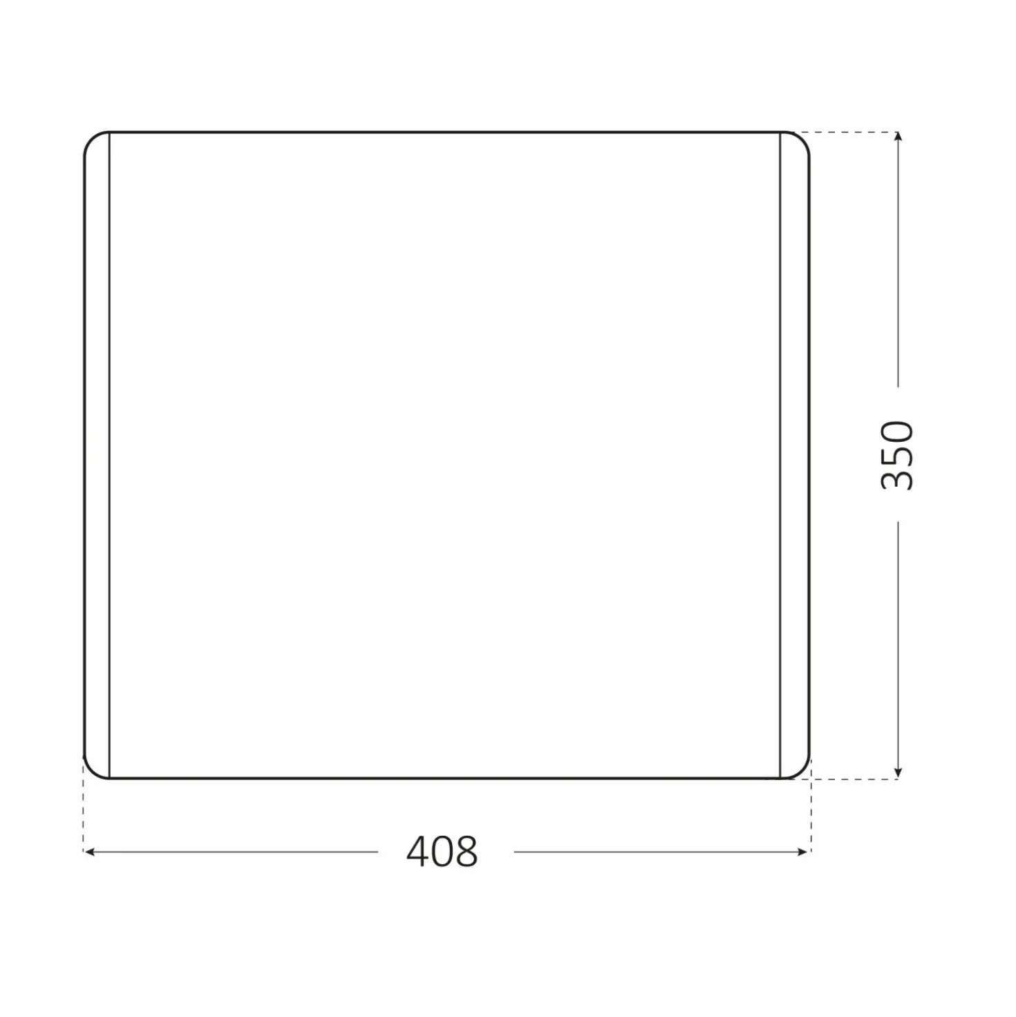 Asse per lavatoio in legno multistrato 41,4 x 35 cm