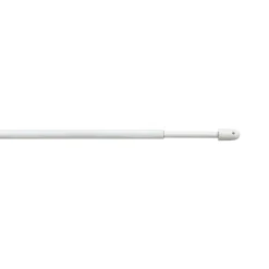 Astina per tenda Berlino a vite tonda 40/60 cm bianco 2pz