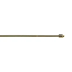 Astina per tenda Berlino a vite tonda 30/50 cm oro 2 pz