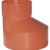 Aumento conico eccentrico in PVC arancione Ø 80 - 125 mm