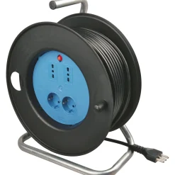 Avvolgicavo 40 m con 2 prese bivalenti e 2 P30