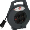 Avvolgicavo 4 prese Vario Line brennenstuhl® H05VV-F 3G1,5 antracite 10 m