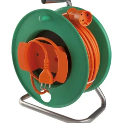 Avvolgicavo "mini" presa 16 A stand.tedesco (terra laterale) 25 m
