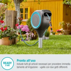 Avvolgitubo da giardino automatico Gardena Rollup M tubo da 20 m Ø 11 mm