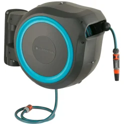 Avvolgitubo da parete automatico Rollup XL Gardena tubo da 35 m Ø 13 mm