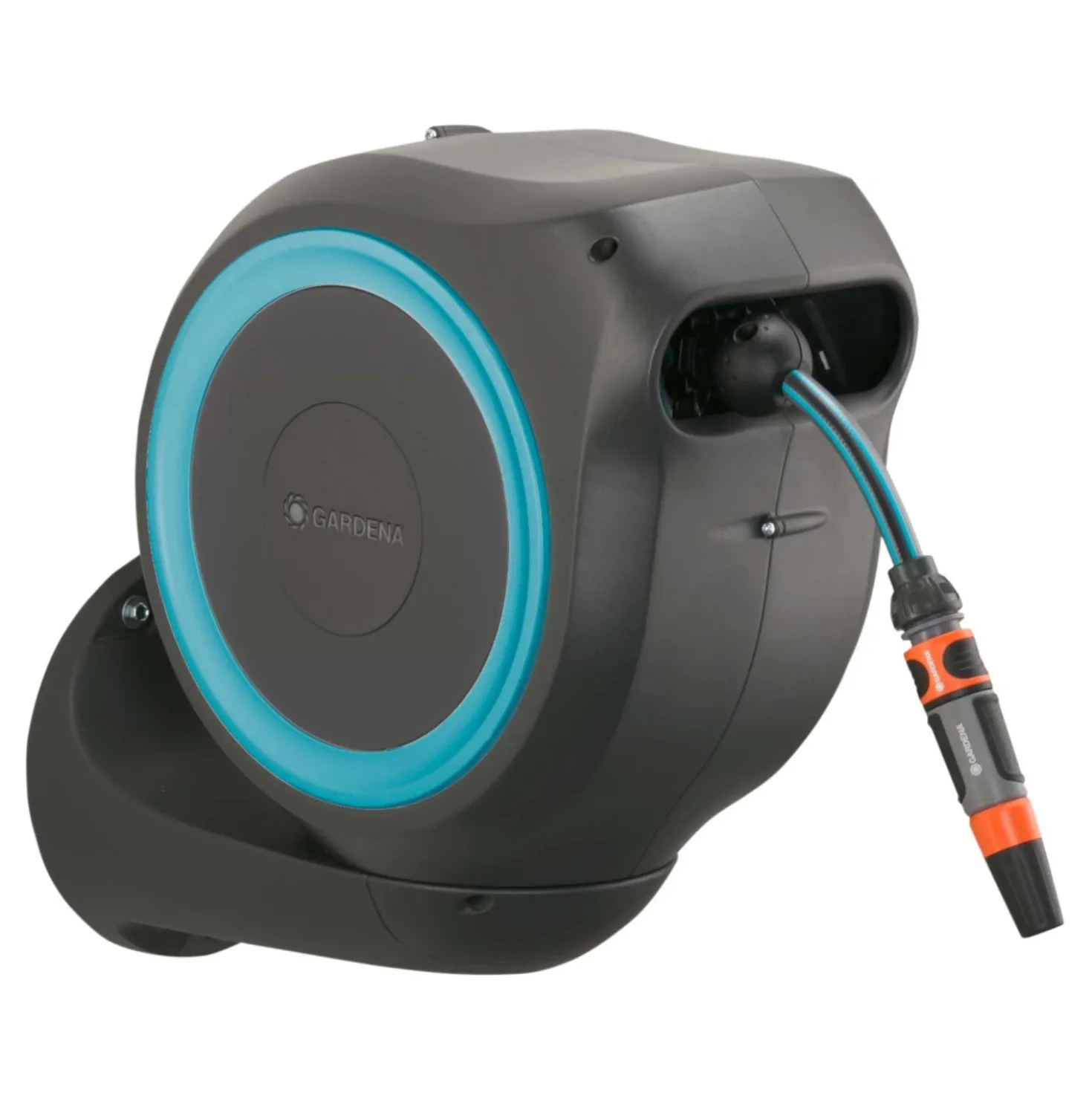Avvolgitubo da parete automatico Rollup S Gardena tubo da 15 m Ø 11 mm