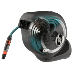Avvolgitubo da parete automatico Rollup S Gardena tubo da 15 m Ø 11 mm