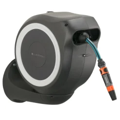 Avvolgitubo da parete automatico Rollup S Gardena tubo da 15 m Ø 11 mm