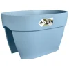 Balconiera Vibia Flower Bridge blu in plastica Ø 26 cm
