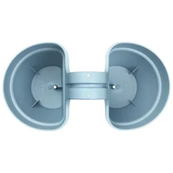 Balconiera Vibia Flower Twin blu in plastica Ø 38 cm