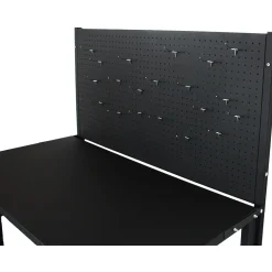 Banco da lavoro richiudibile in metallo 120x66,5x144 cm