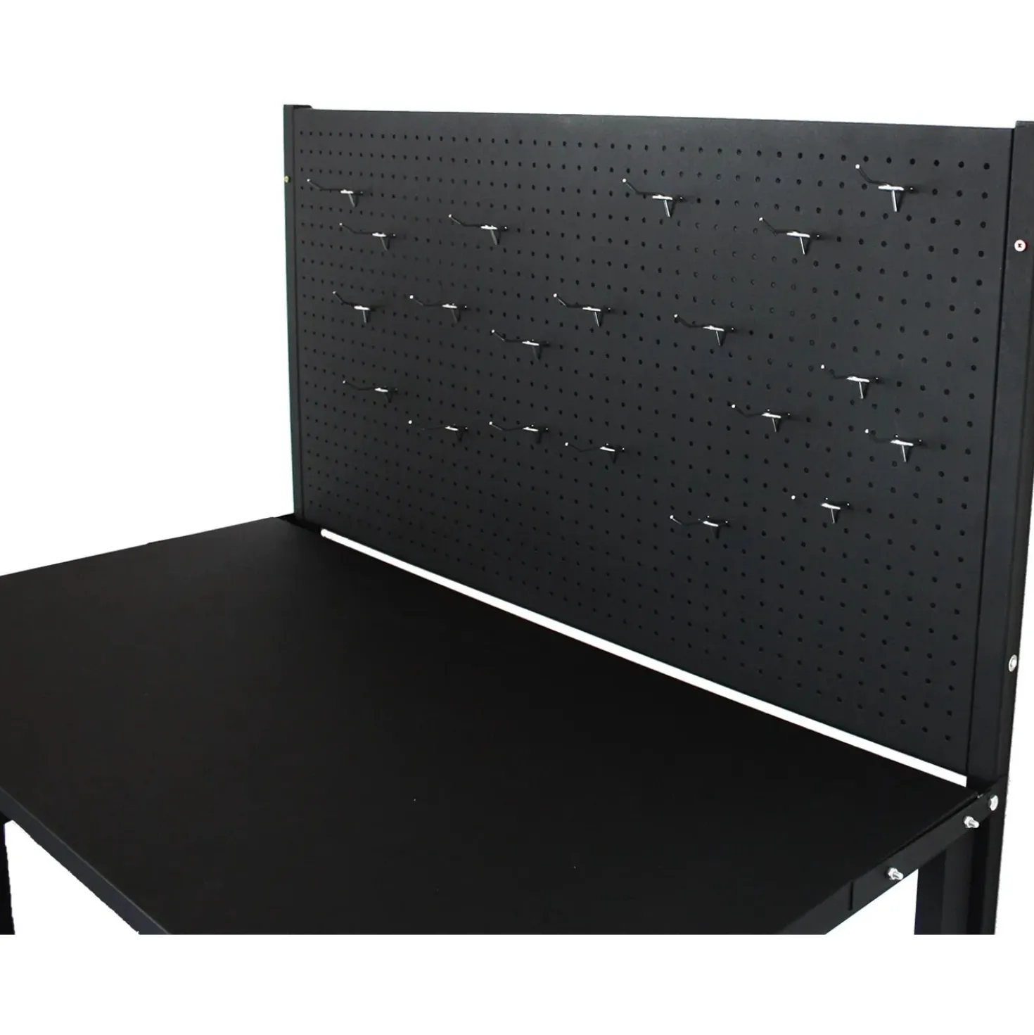 Banco da lavoro richiudibile in metallo 120x66,5x144 cm
